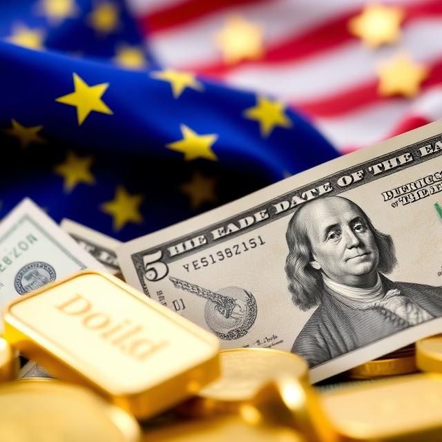 Emas Melonjak Apabila Dolar AS Melemah Disebabkan Ketegangan Perdagangan EU-AS