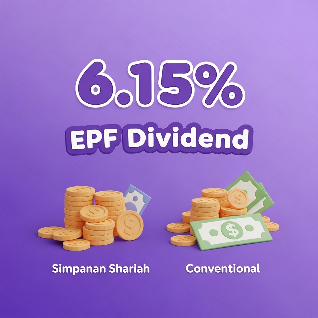 Dividen KWSP 2025 Diumumkan: 6.15% Untuk Semua Akaun